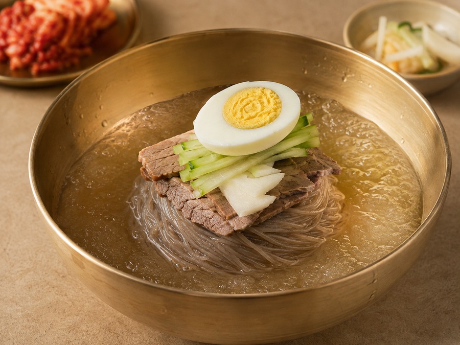 물냉면