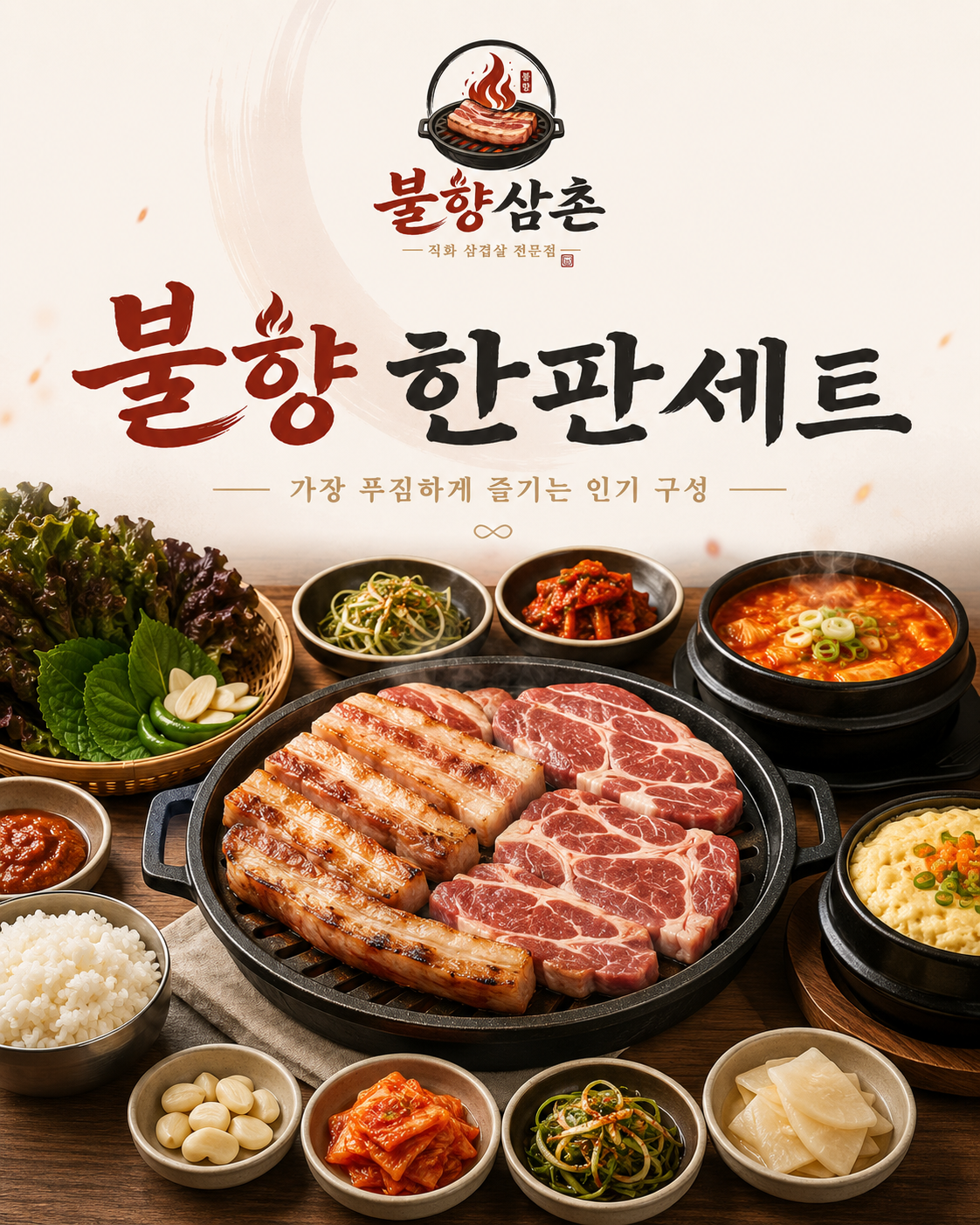 저녁 불향 한판세트